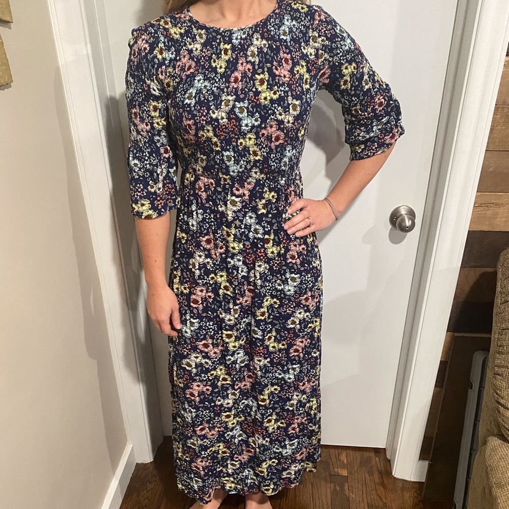 A.N.A floral maxi dress